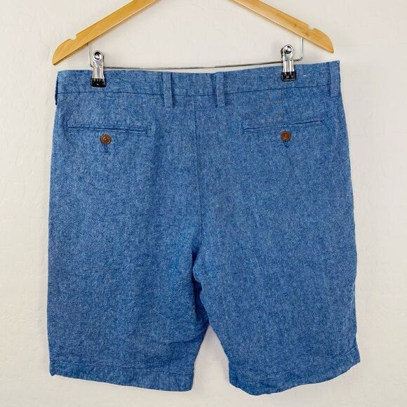 J. Crew blue chambray Rivington shorts size 35 - Picture 3 of 6